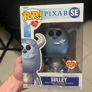 Disney Pixar Sully Monster’s Inc Make a Wish Funko Pop Metallic Blue Edition.